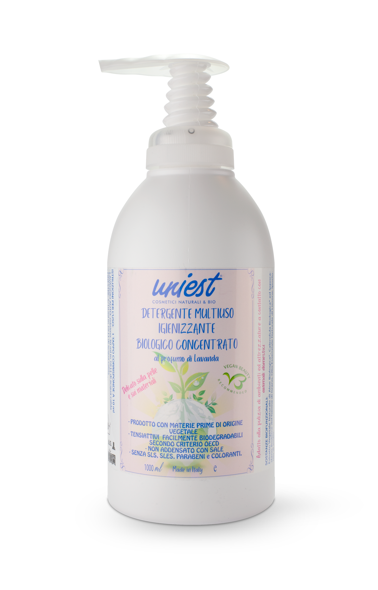 Detergente Multiuso Igienizzante Biologico Concentrato con Dispencer